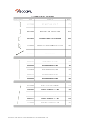 Tabela R75 Fecocivil 2026